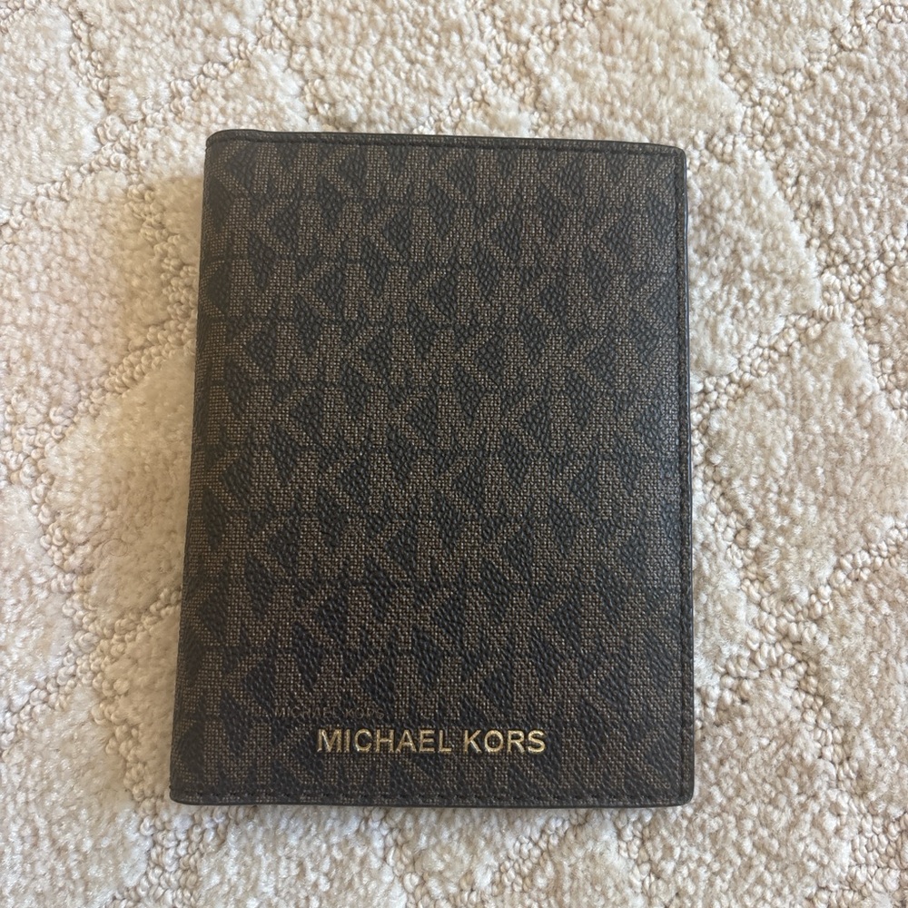 Michael Kors Dark Brown Monogram Wallet